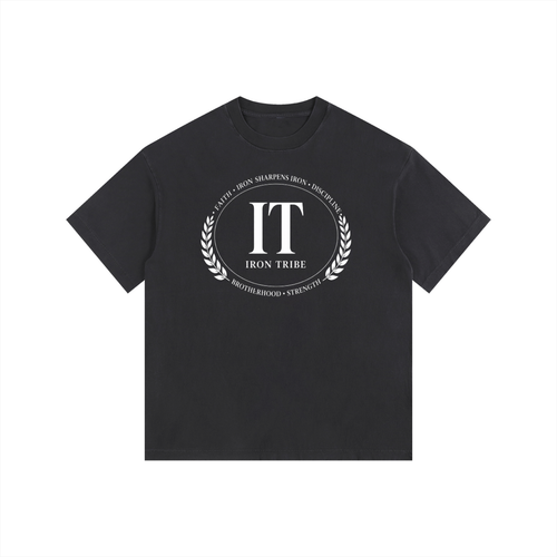 Iron Tribe Crest Tee – Brotherhood Edition