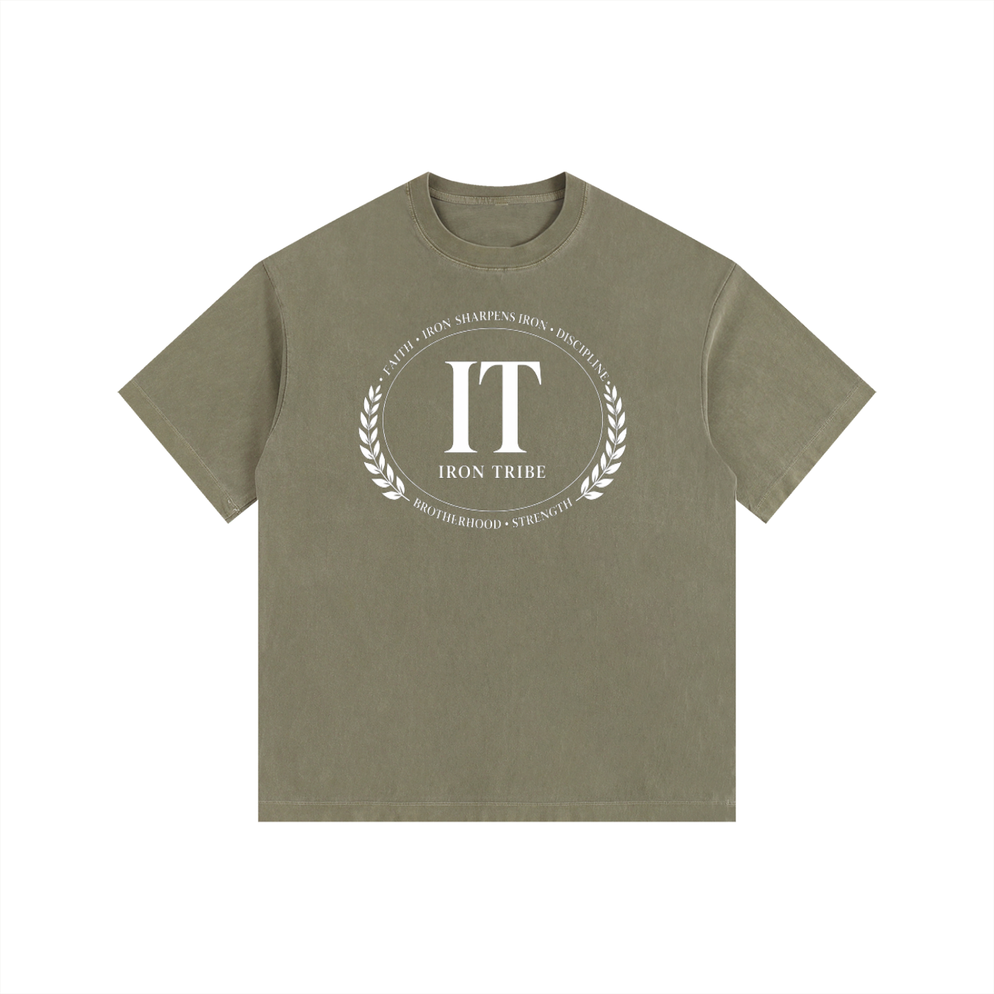 Iron Tribe Crest Tee – Brotherhood Edition