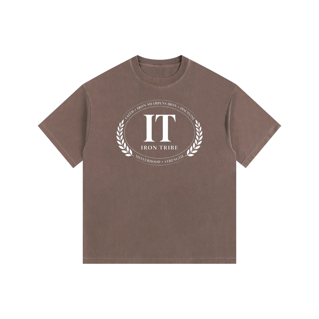 Iron Tribe Crest Tee – Sisterhood Edition