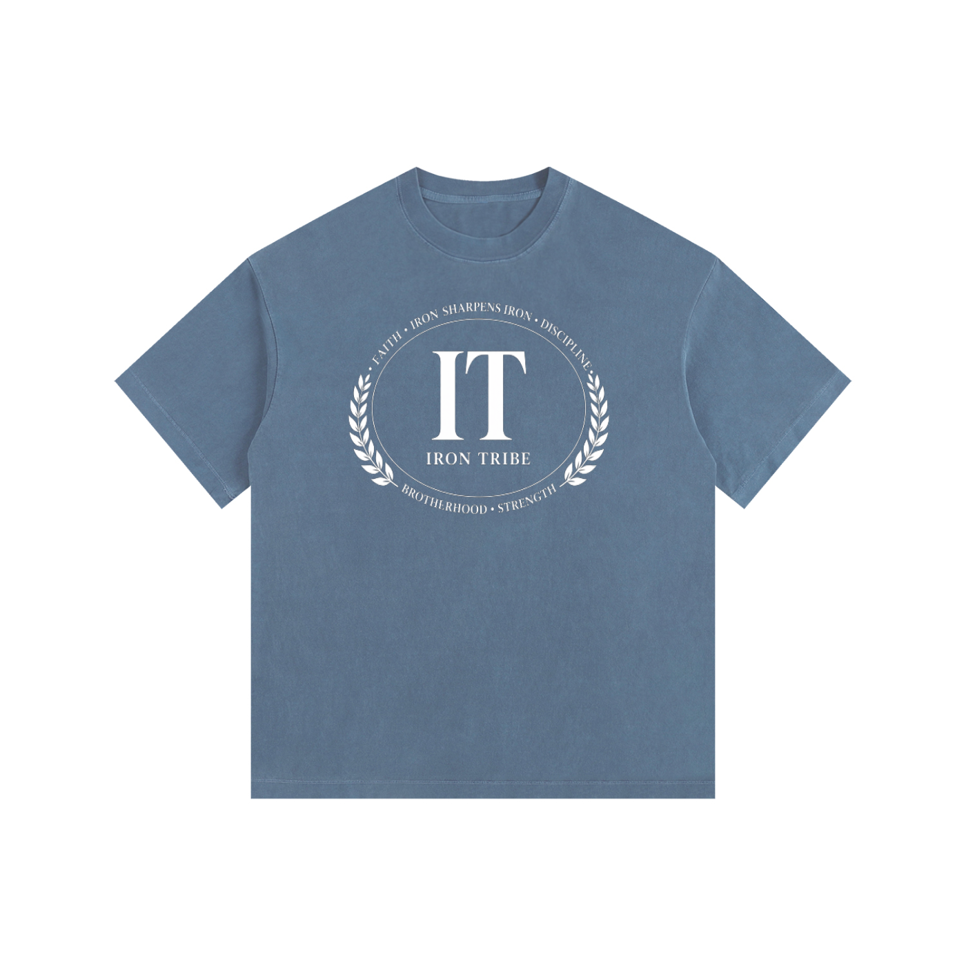 Iron Tribe Crest Tee – Brotherhood Edition