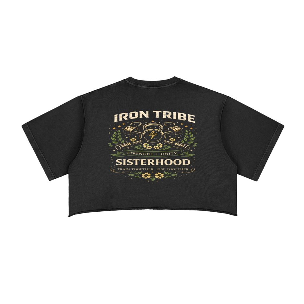 Iron Tribe Women’s Raw Edge Crop Top
