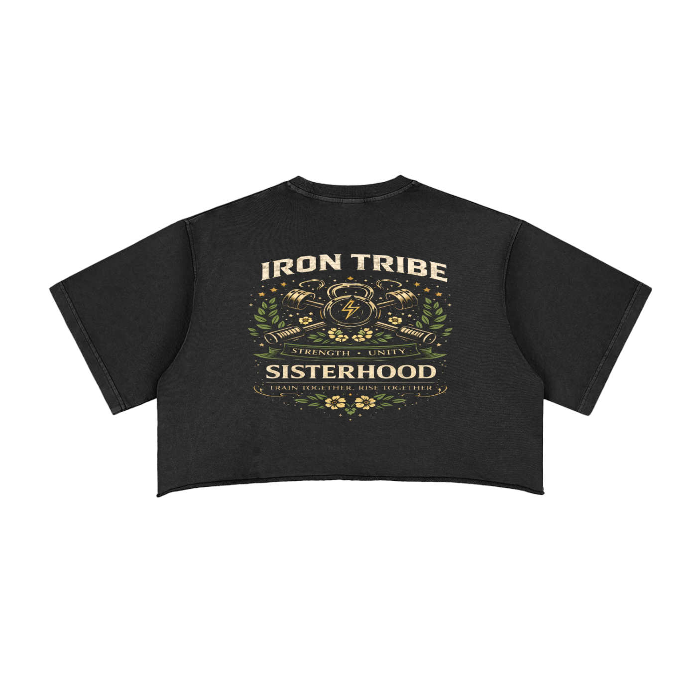 Iron Tribe Women’s Raw Edge Crop Top