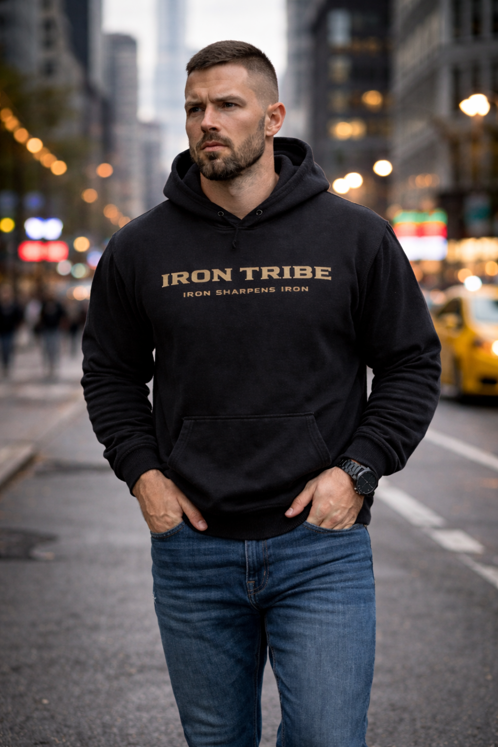 IRON TRIBE Fleeced Hoodie