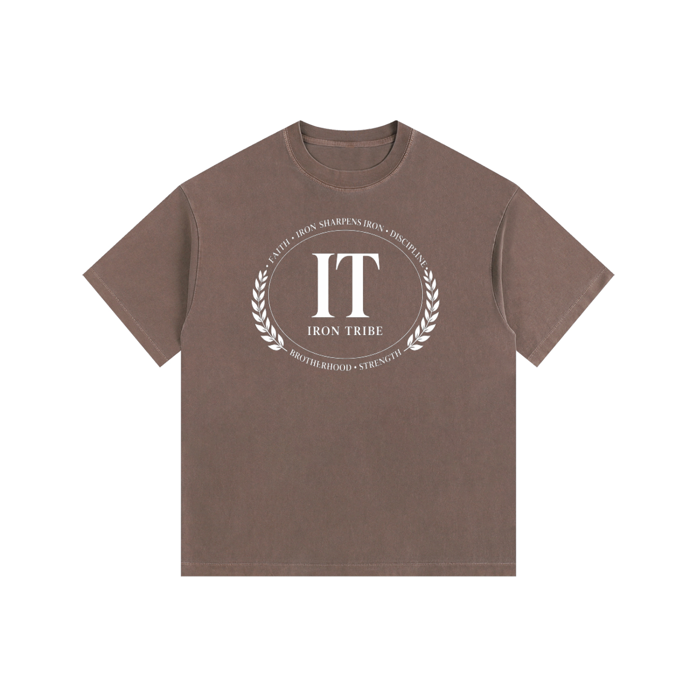 Iron Tribe Crest Tee – Brotherhood Edition